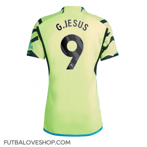 Dres Arsenal Gabriel Jesus #9 Preč 2023-24 Krátky Rukáv